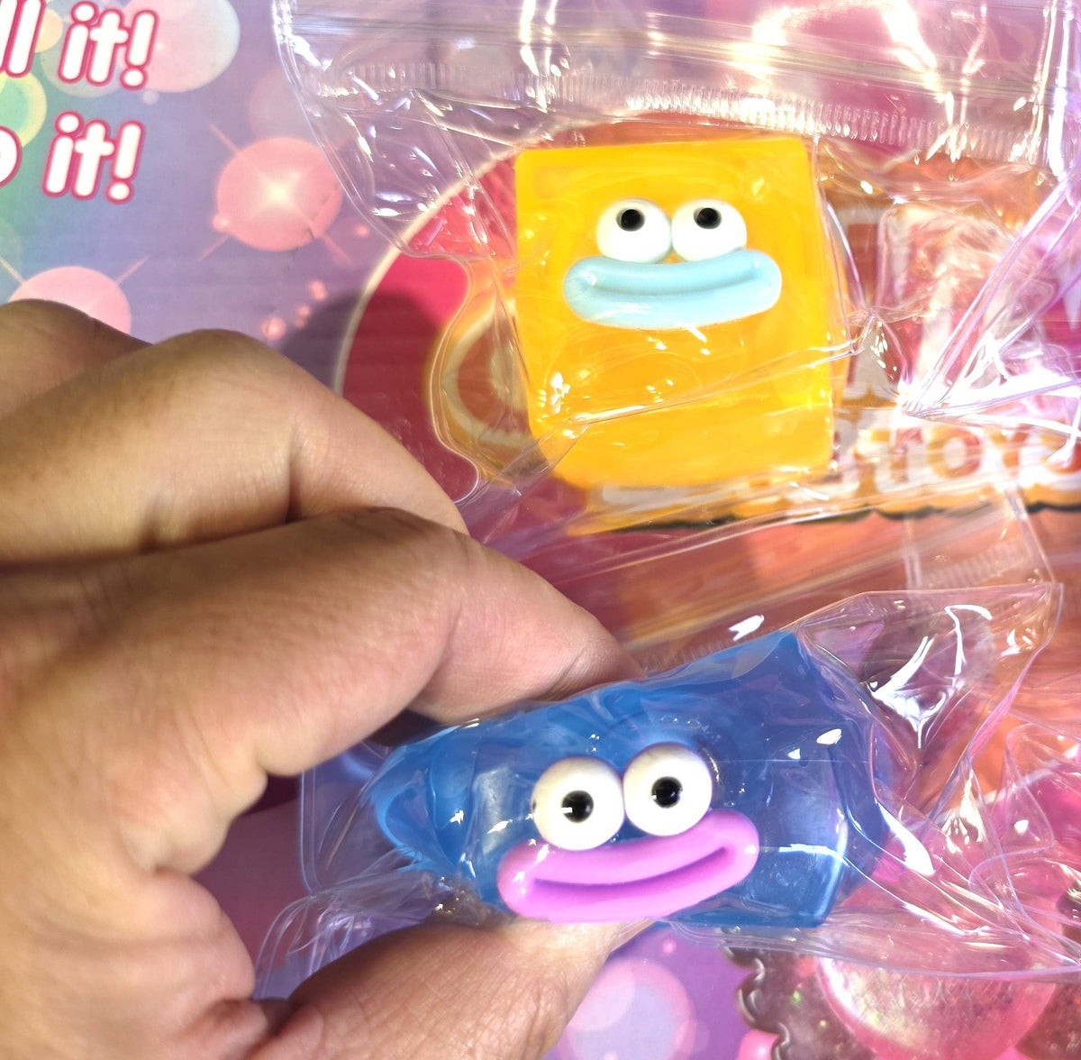 Maltose Funny Face Cube Squishy Stress Relief Toy