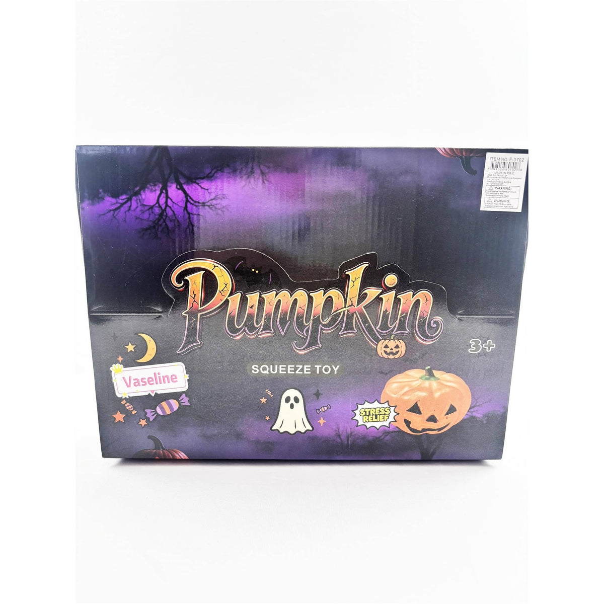 Vaseline Halloween Jack-o-Lantern Pumpkin Squishy Toy