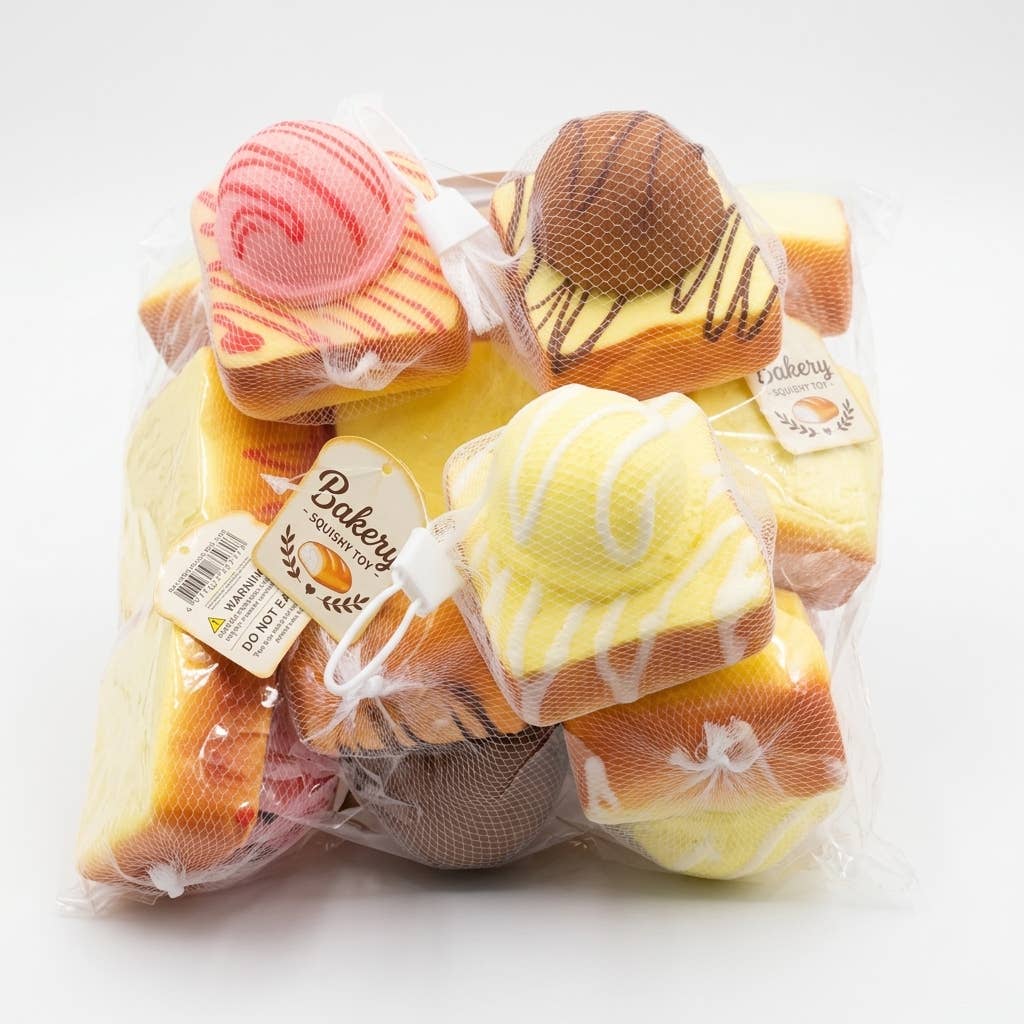Sweet Scented Slow-Rise Ice Cream Toast PU Squishy Toy