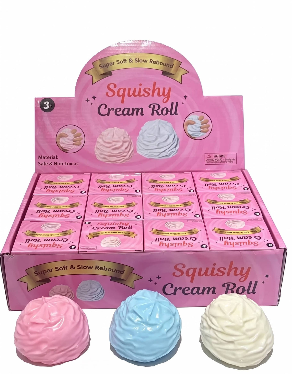 Vaseline Cream Roll Squishy Toy – Soft Slow-Rising Sensory