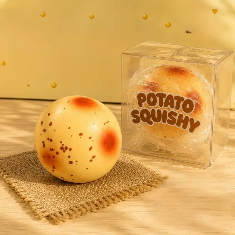 ASMR Crunchy Potato Squishy – Crunching Sound Squeeze Toy