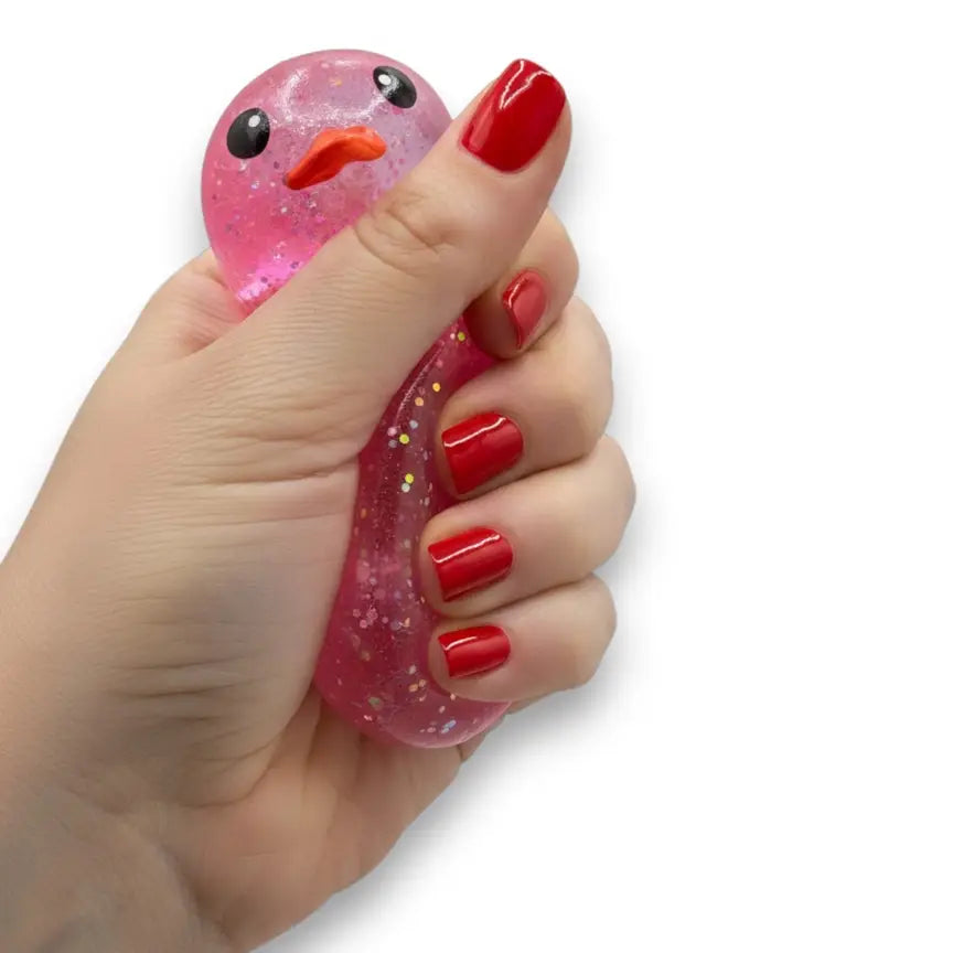 Maltose Glitter Ducky Squishy Fidget Toy