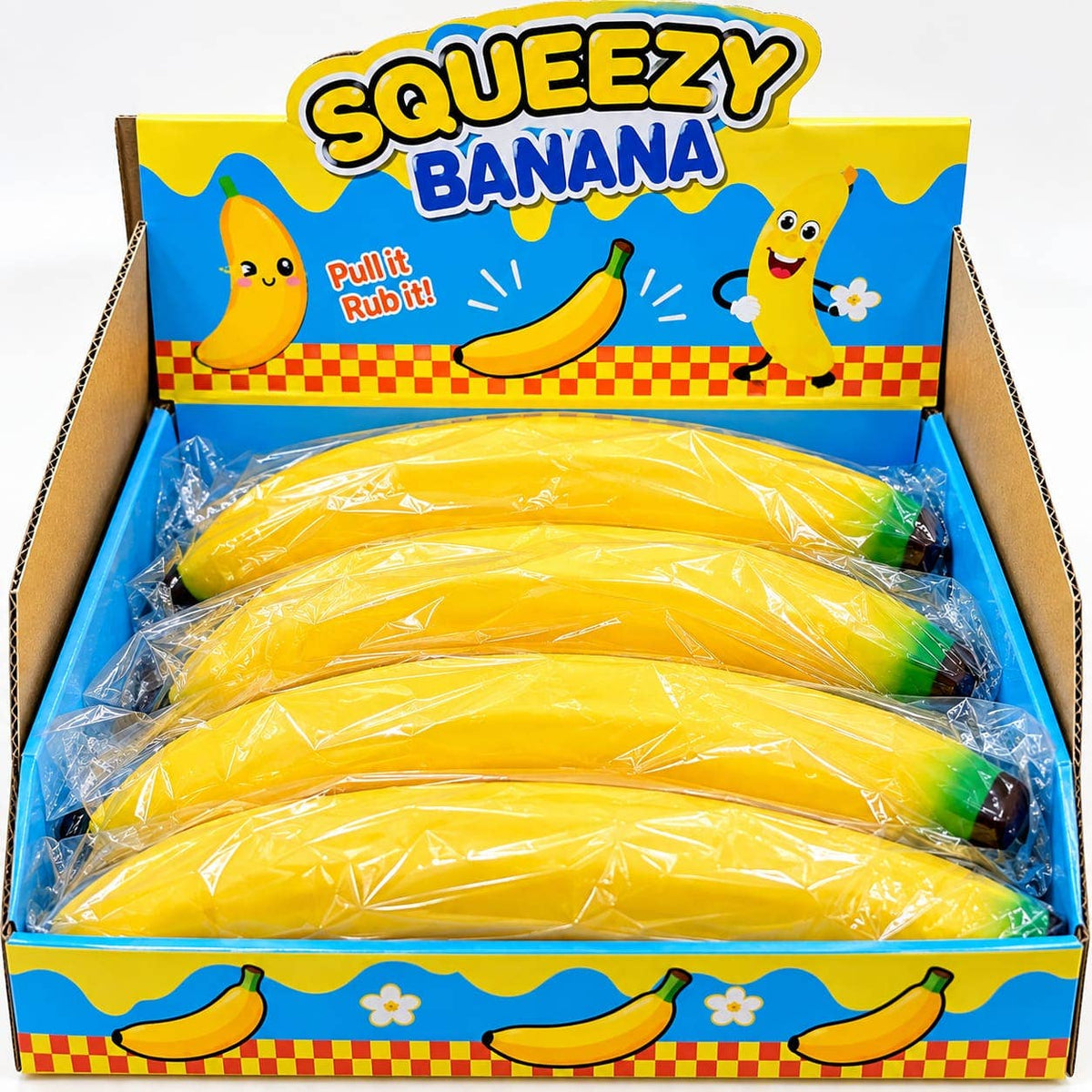 16" Ultra Jumbo Banana Squishy Fidget Toy Stress Relief
