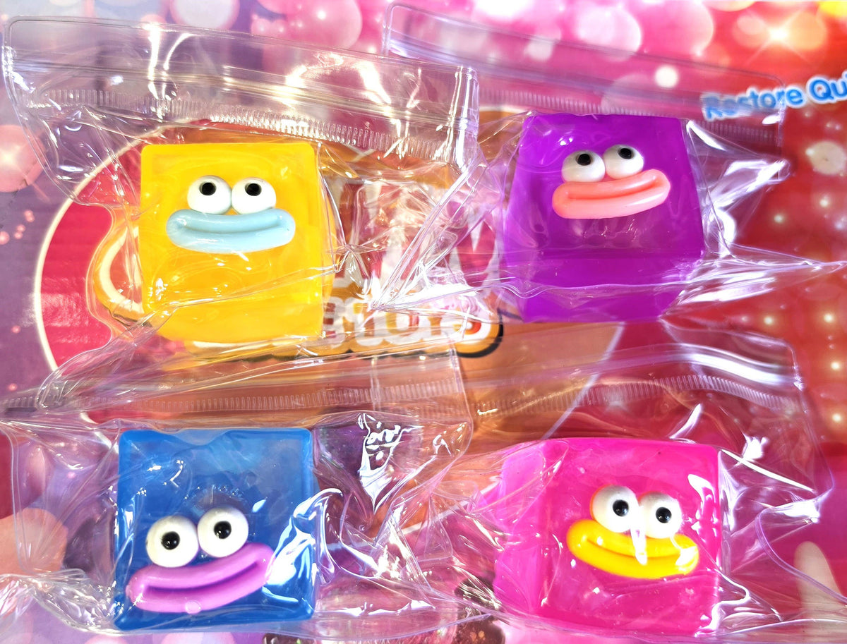 Maltose Funny Face Cube Squishy Stress Relief Toy