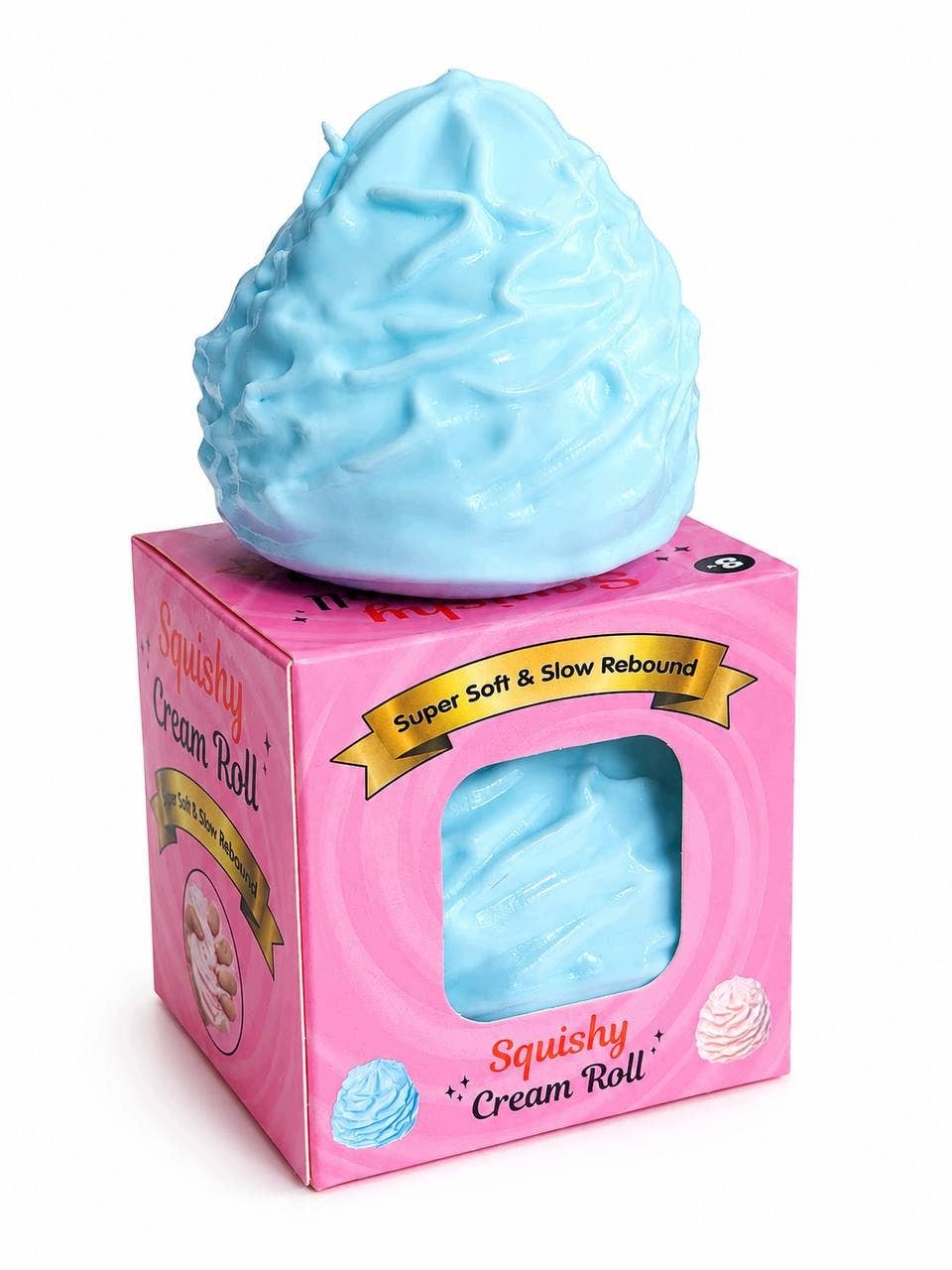 Vaseline Cream Roll Squishy Toy – Soft Slow-Rising Sensory