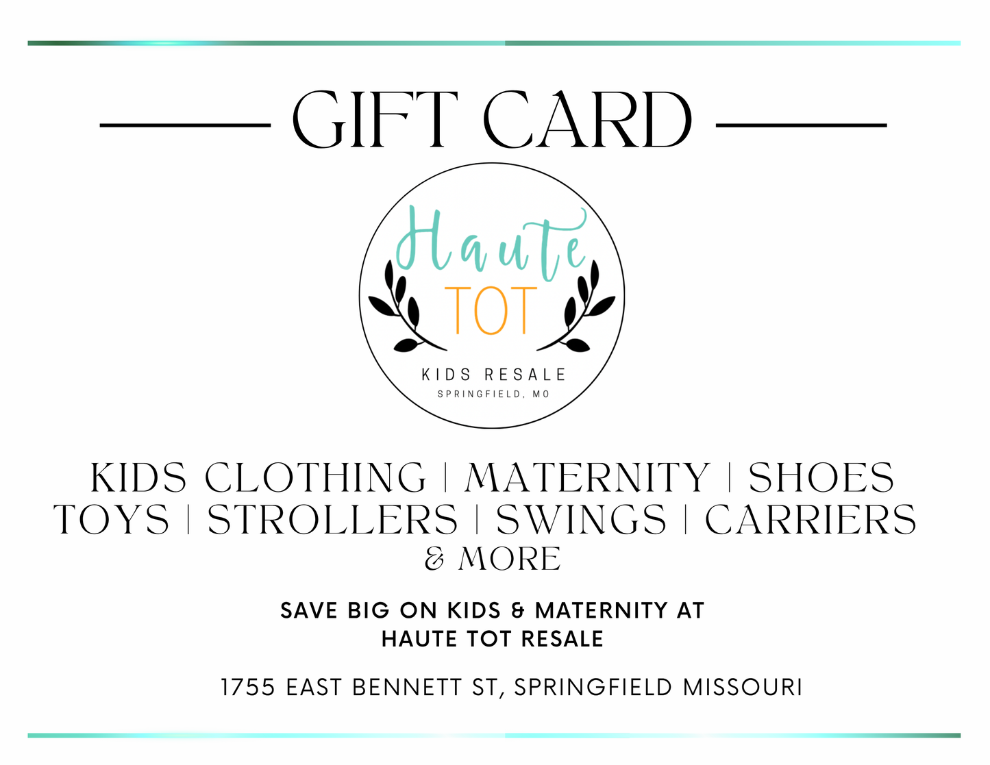 Haute Tot Resale Gift Card