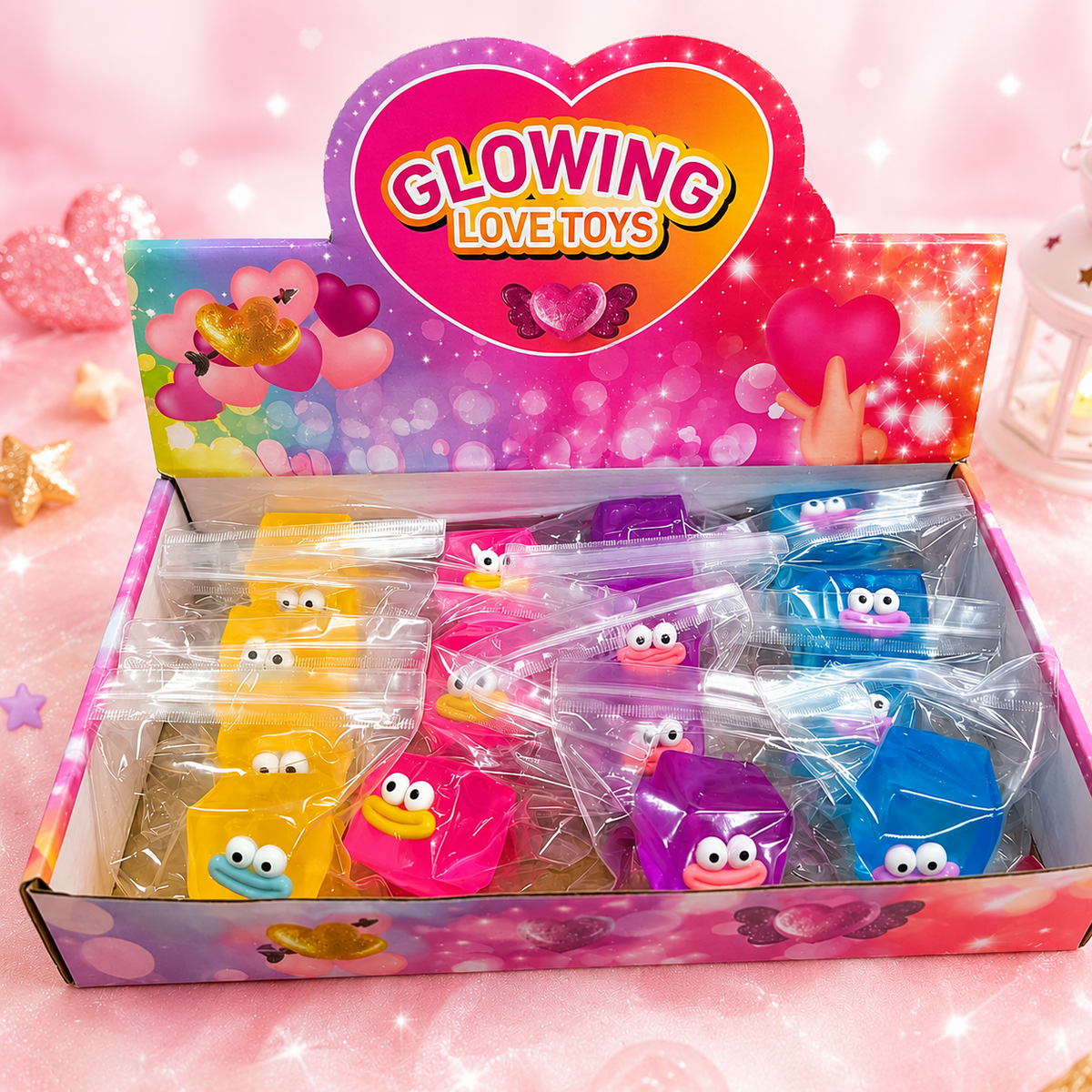 Maltose Funny Face Cube Squishy Stress Relief Toy