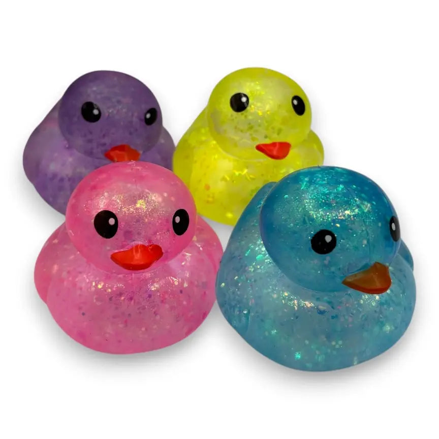 Maltose Glitter Ducky Squishy Fidget Toy