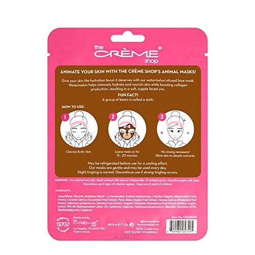 K-Beauty Animated | Watermelon Hydrating Face Sheet Mask