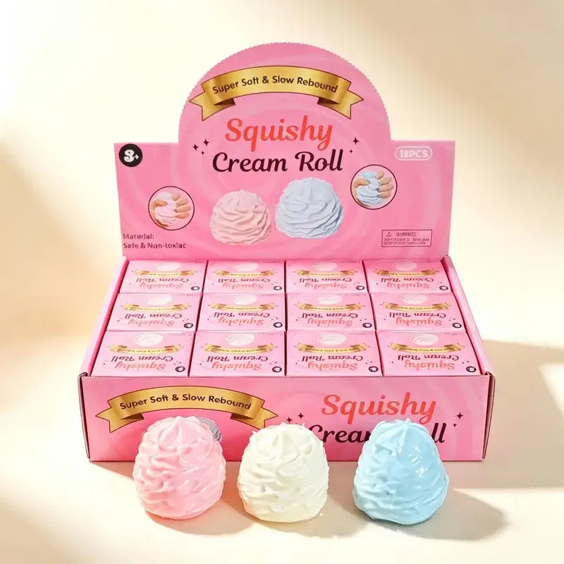 Vaseline Cream Roll Squishy Toy – Soft Slow-Rising Sensory