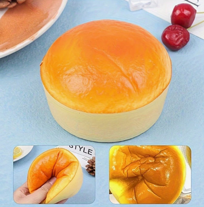 Sweet Scented Bread Bun Squishy Sensory Stress Relief Toy